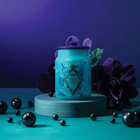 Disney Candle Disney Ursula Sea Flower Black Pearl Ceramic Candle