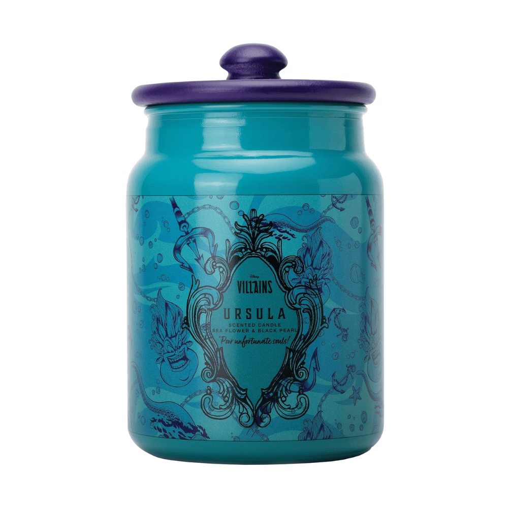 Disney Candle Disney Ursula Sea Flower Black Pearl Ceramic Candle