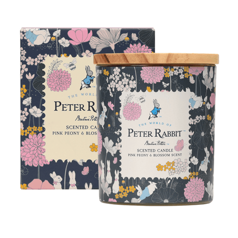 Disney Candle Peter Rabbit Pink Peony & Blossom Candle