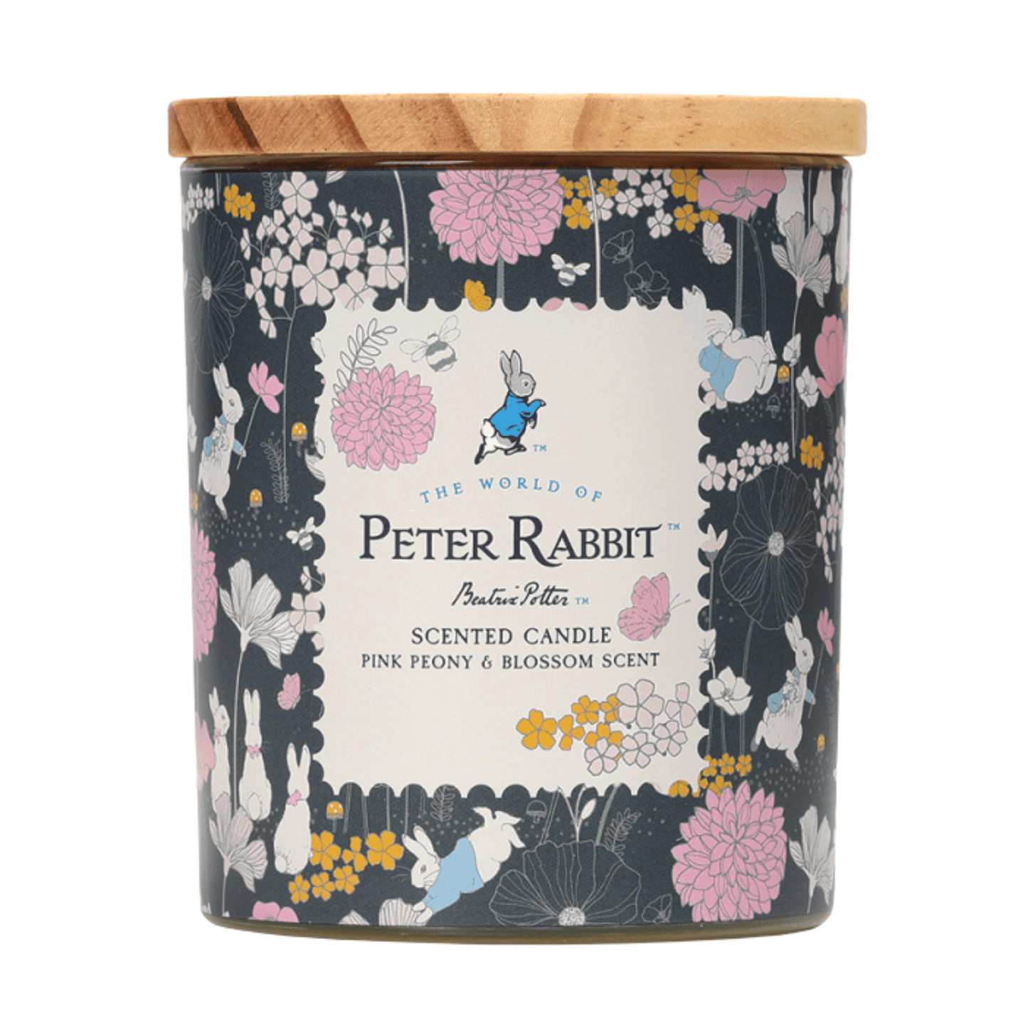 Disney Candle Peter Rabbit Pink Peony & Blossom Candle