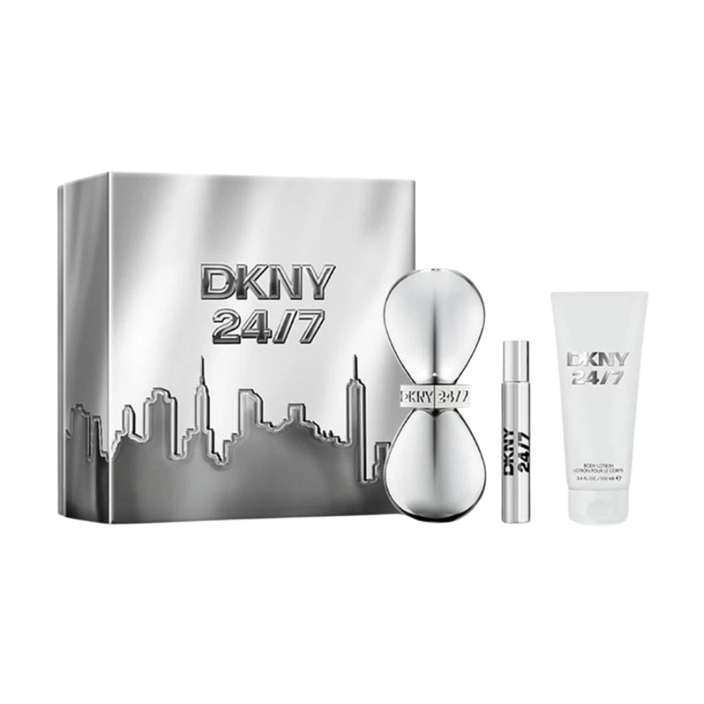 DKNY Women's Perfume DKNY 24/7 Eau de Parfum Women's Perfume Gift Set (100ml + 100ml Body Lotion + 15ml)