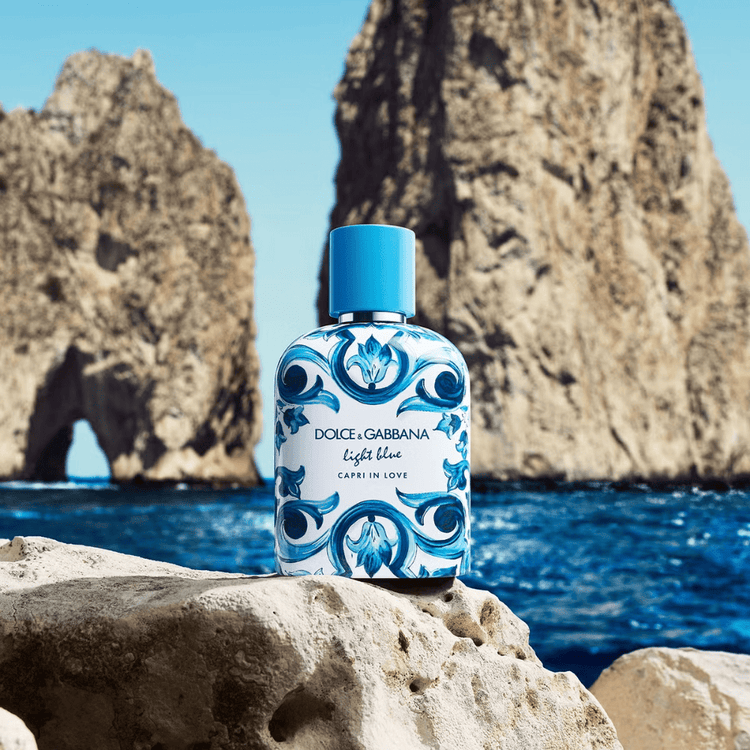 Dolce & Gabbana Men's Aftershave Dolce & Gabbana Light Blue Capri In Love for Men Eau de Parfum Men's Aftershave Spray (100ml)