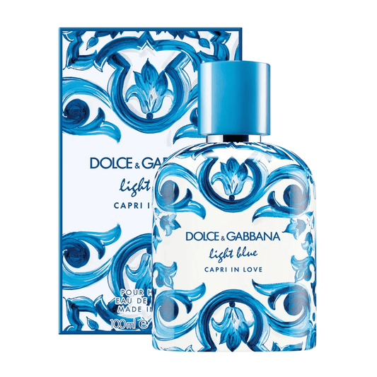 Dolce & Gabbana Men's Aftershave Dolce & Gabbana Light Blue Capri In Love for Men Eau de Parfum Men's Aftershave Spray (100ml)