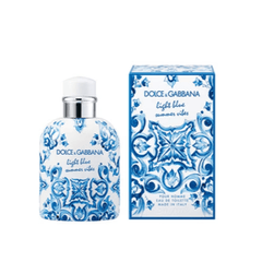 Dolce & Gabbana Men's Aftershave 75ml Dolce & Gabbana Light Blue Summer Vibes Pour Homme Limited Edition Eau de Toilette Men's Aftershave Spray (75ml)