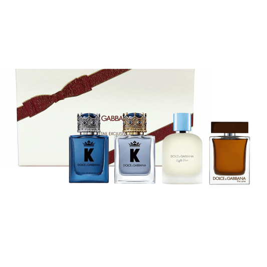 Dolce & Gabbana Men's Aftershave Dolce & Gabbana Men's Miniature Men's Gift Set (4 x 5ml)