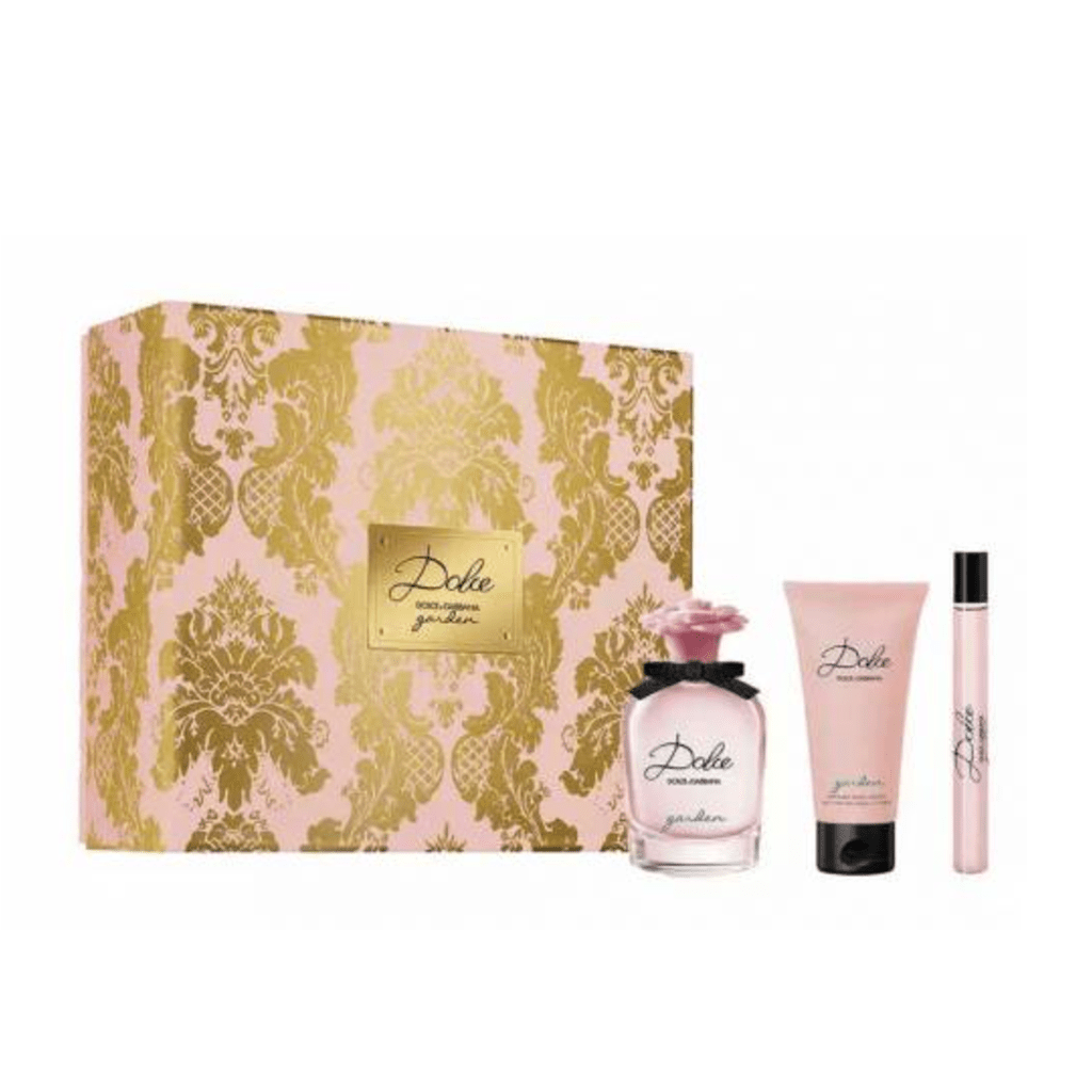 Dolce & Gabbana Women's Perfume Dolce & Gabbana Dolce Garden Eau de Parfum Gift Set Spray (75ml) with 50ml Body Lotion + 10ml EDT