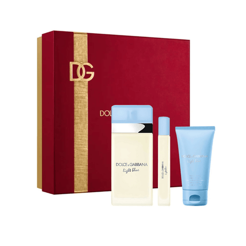 Dolce & Gabbana Women's Perfume Dolce & Gabbana Light Blue Eau de Toilette Women's Gift Set (100ml + 50ml Body Cream + 10ml)
