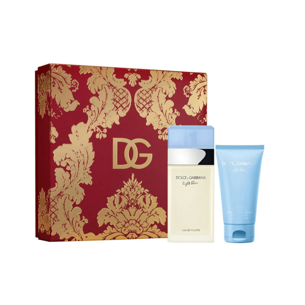 Dolce & Gabbana Women's Perfume Dolce & Gabbana Light Blue Eau de Toilette Women's Gift Set (100ml + 50ml Body Cream)