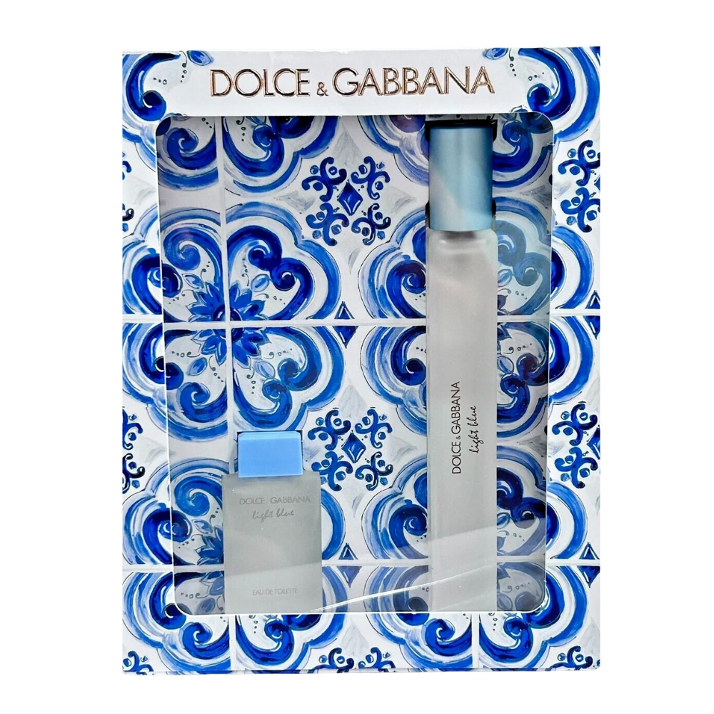 Dolce & Gabbana Women's Perfume Dolce & Gabbana Light Blue Eau de Toilette Women's Perfume Gift Set (10ml Spray + 4.5ml Splash)