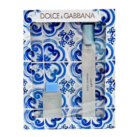 Dolce & Gabbana Women's Perfume Dolce & Gabbana Light Blue Eau de Toilette Women's Perfume Gift Set (10ml Spray + 4.5ml Splash)