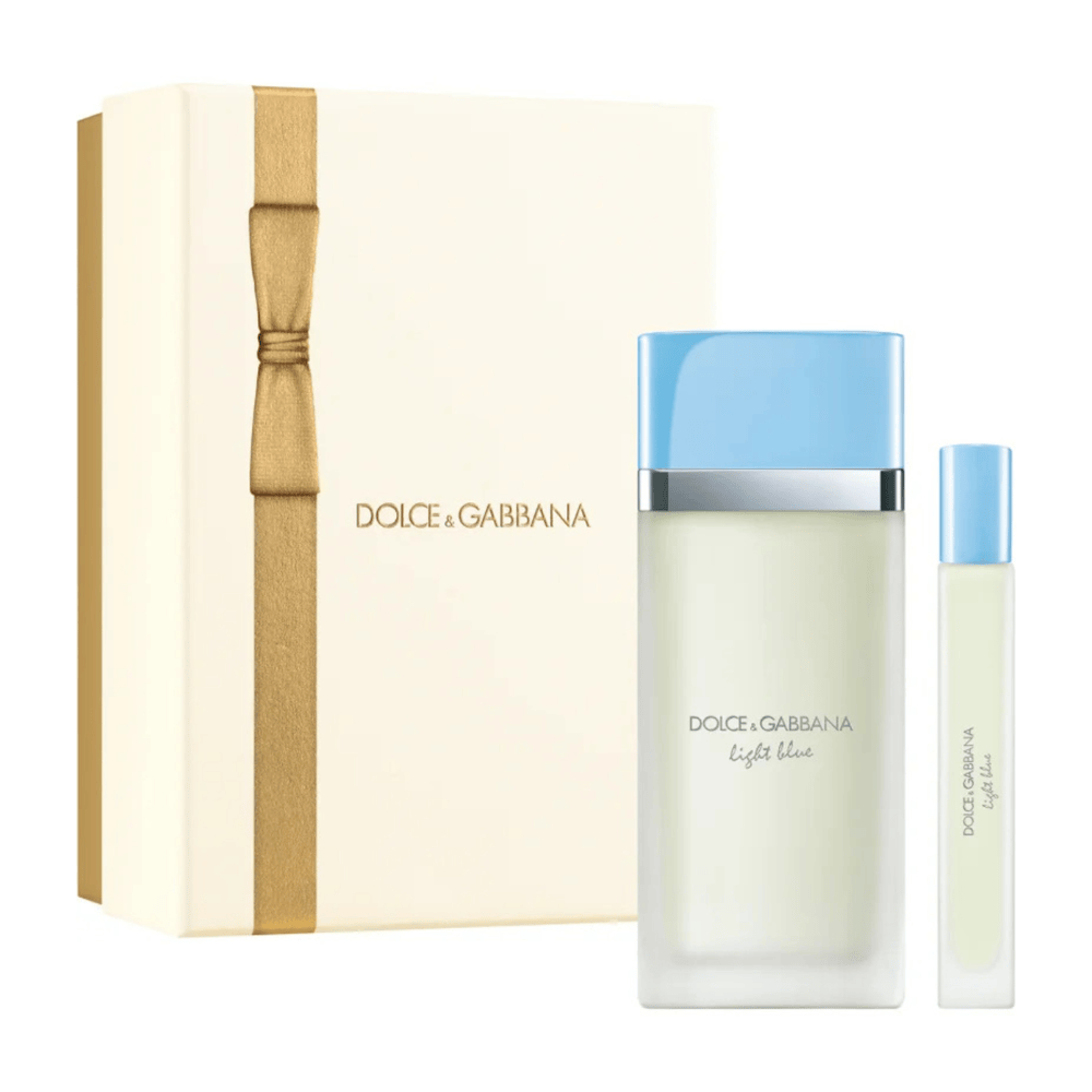 Dolce & Gabbana Women's Perfume Dolce & Gabbana Light Blue Eau de Toilette Women's Perfume Gift Set Spray (100ml) + 10ml