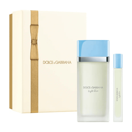 Dolce & Gabbana Women's Perfume Dolce & Gabbana Light Blue Eau de Toilette Women's Perfume Gift Set Spray (100ml) + 10ml