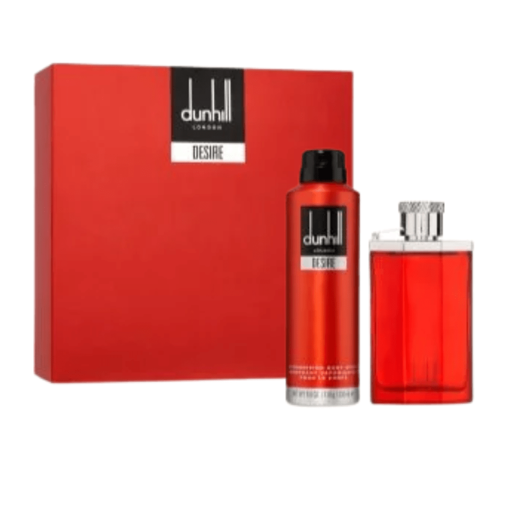 Dunhill Men's Aftershave Dunhill Desire Red Men's Gift Set (100ml EDT + 226ml Deodorant Spray)