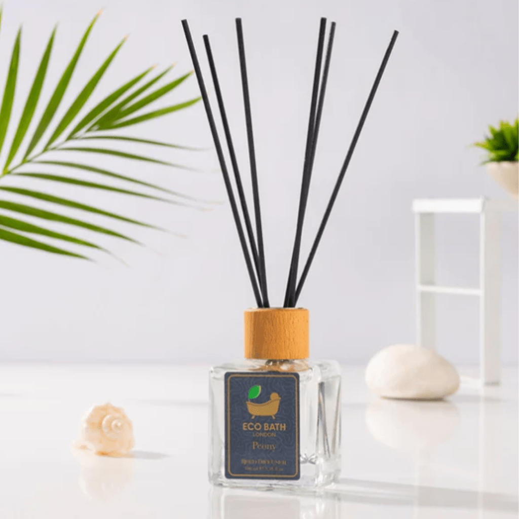 Eco Bath London Reed Peony Room Diffuser 100ml | Perfume Direct