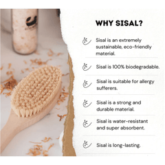 Eco Bath Hair Care Eco Bath Natural Sisal Body Brush