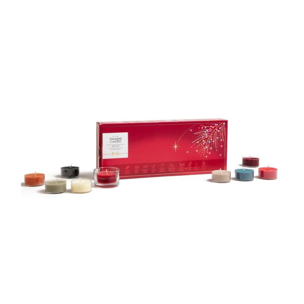 Yankee Candle Christmas 10 Tealights & 1 Holder Gift Set