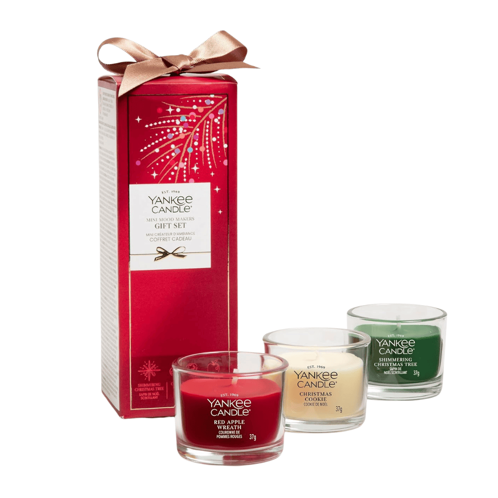 Yankee Candle 3 Mini Filled Votive Christmas Gift Set
