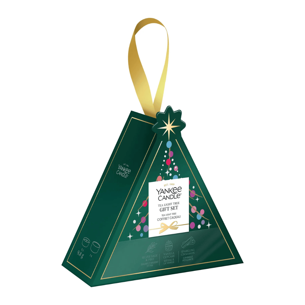 Yankee Candle 3 Tealights & 1 Holder Christmas Gift Set