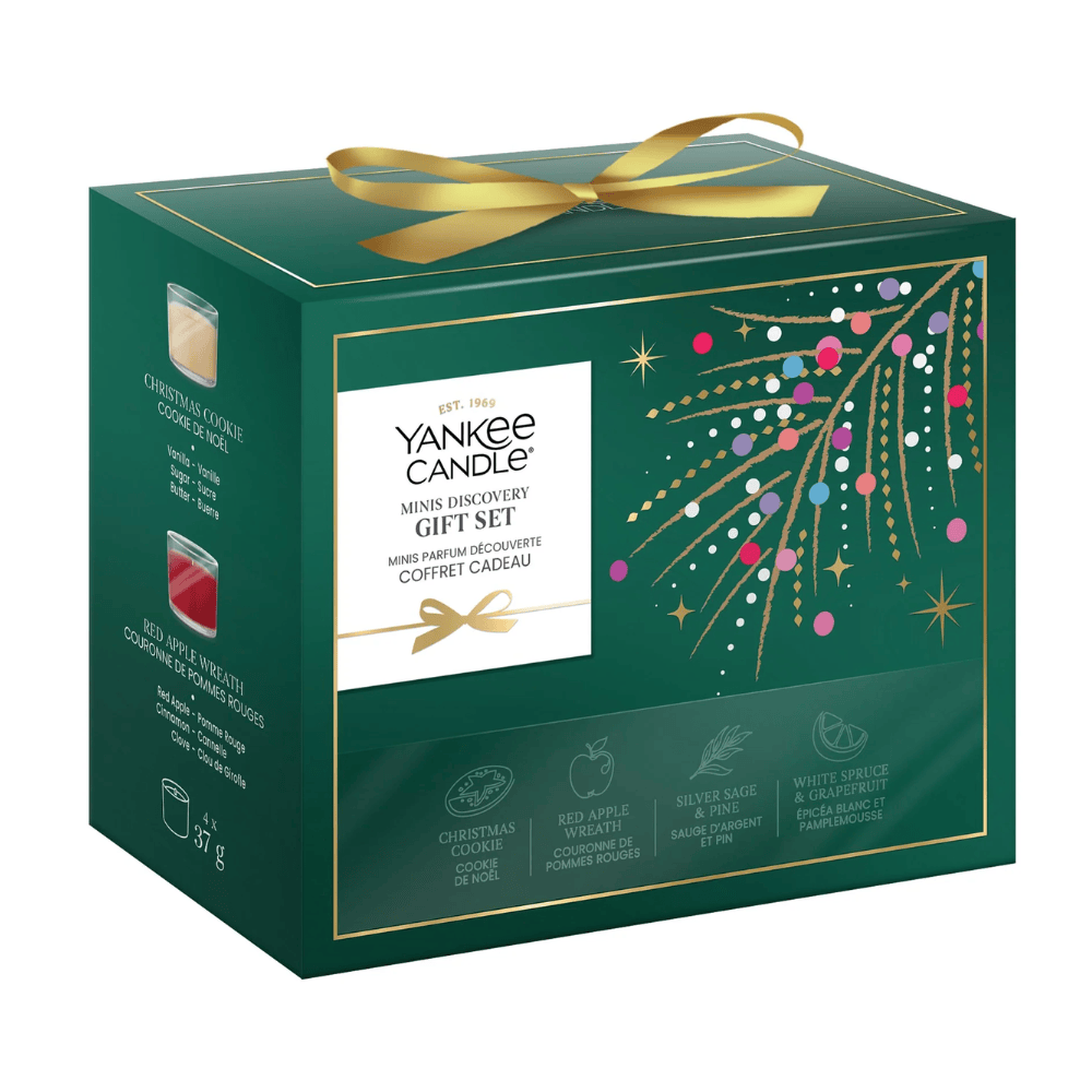 Yankee Candle 4 Mini Filled Votive Christmas Gift Set