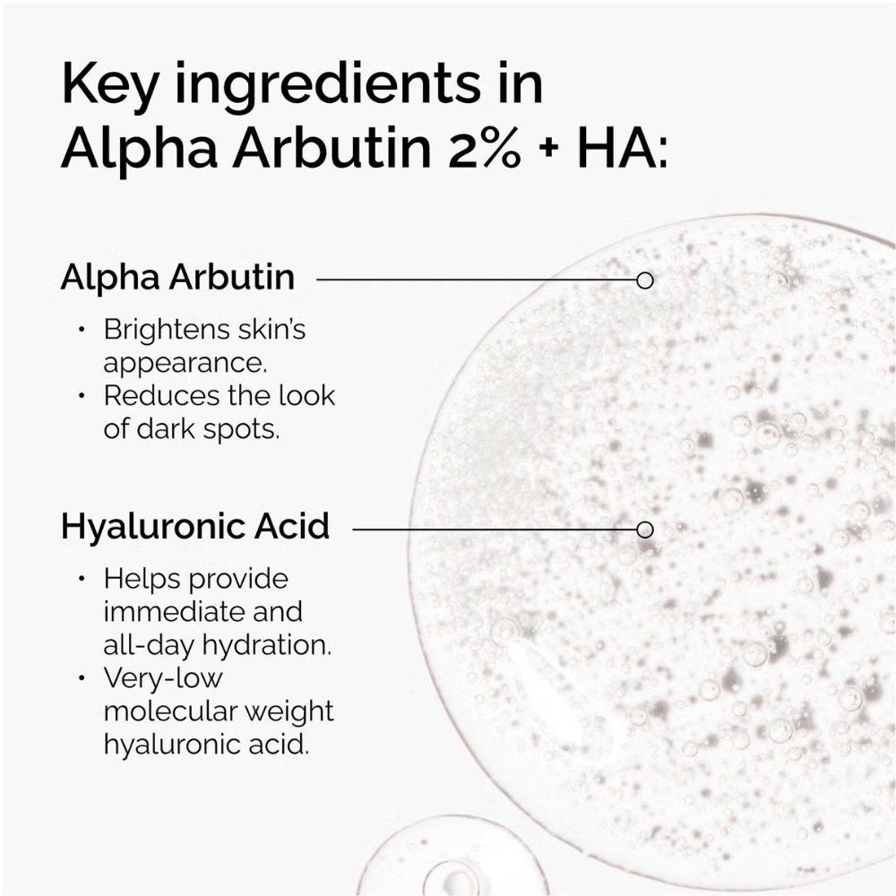 The Ordinary Alpha Arbutin 2% + HA Serum (30ml)