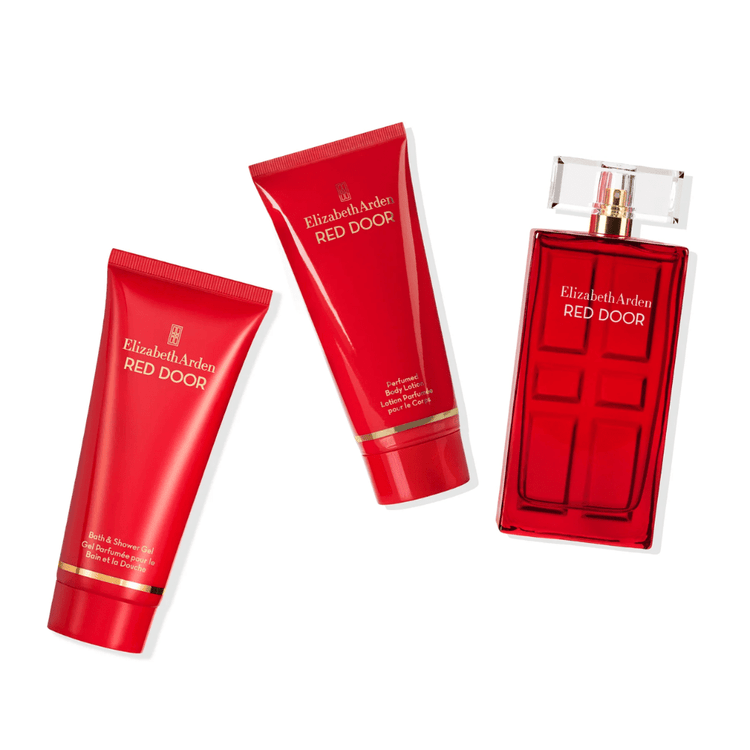 Elizabeth Arden Women's Perfume Elizabeth Arden Red Door Eau de Toilette Women's Gift Set Perfume Spray (100ml) with 100ml Body Lotion & 100ml Shower Gel