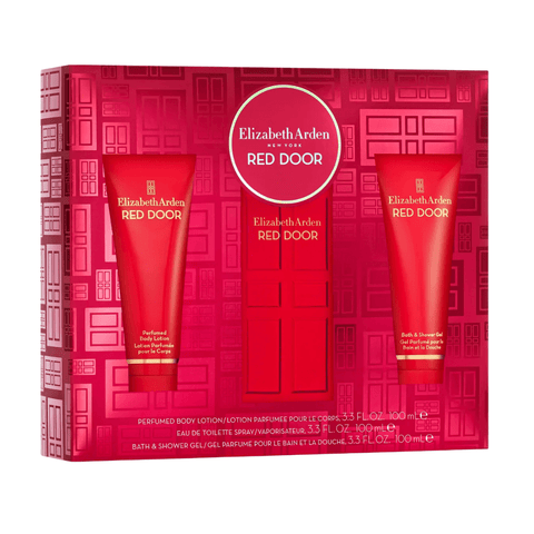 Elizabeth Arden Women's Perfume Elizabeth Arden Red Door Eau de Toilette Women's Gift Set Perfume Spray (100ml) with 100ml Body Lotion & 100ml Shower Gel