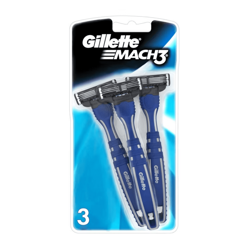 Gillette Skin Care Gillette Mach3 Disposable Razors x3