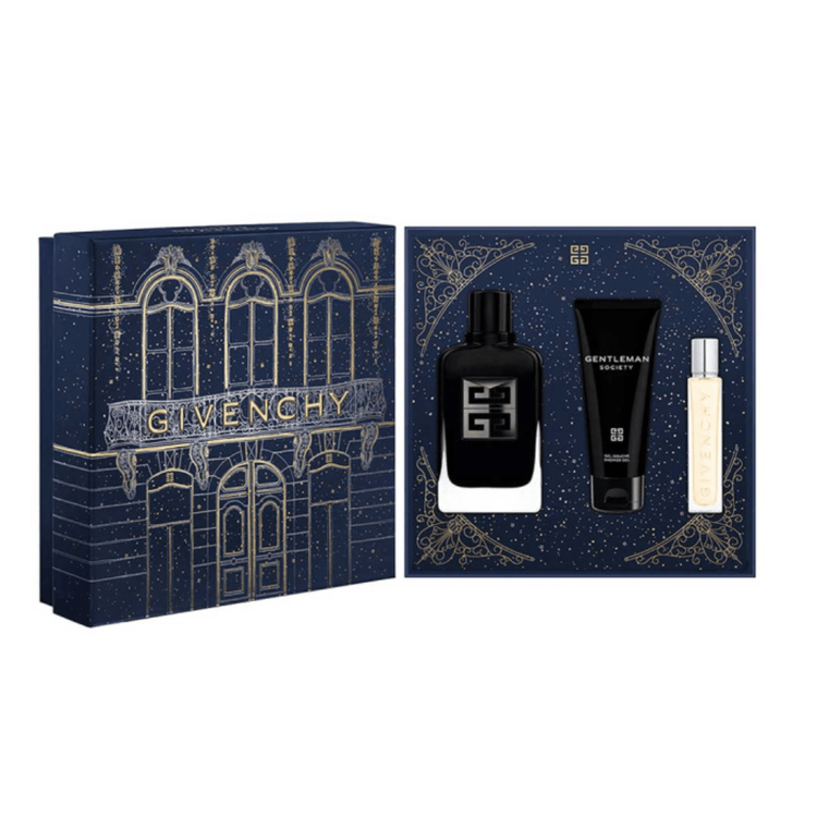 Givenchy Men's Aftershave Givenchy Gentleman Society Extreme Men's Gift Set (100ml EDP + 75ml Shower Gel + 12.5ml EDP)