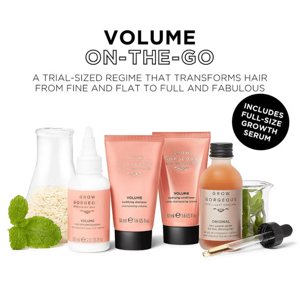 Grow Gorgeous Hair Care Grow Gorgeous Volume Discovery Kit 4 Piece Gift Set (Worth £43)