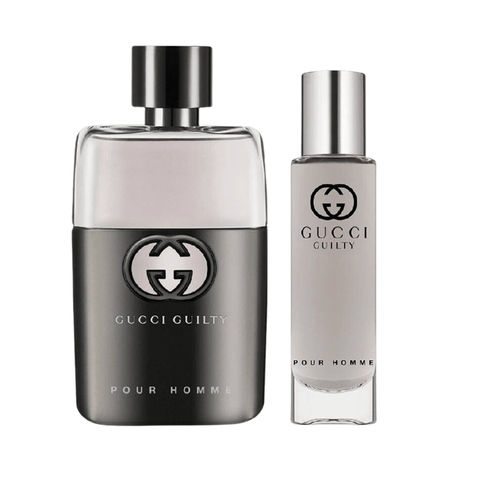 Gucci Men's Aftershave Gucci Guilty Pour Homme Eau de Toilette Men's Aftershave Spray Gift Set (50ml + 15ml)