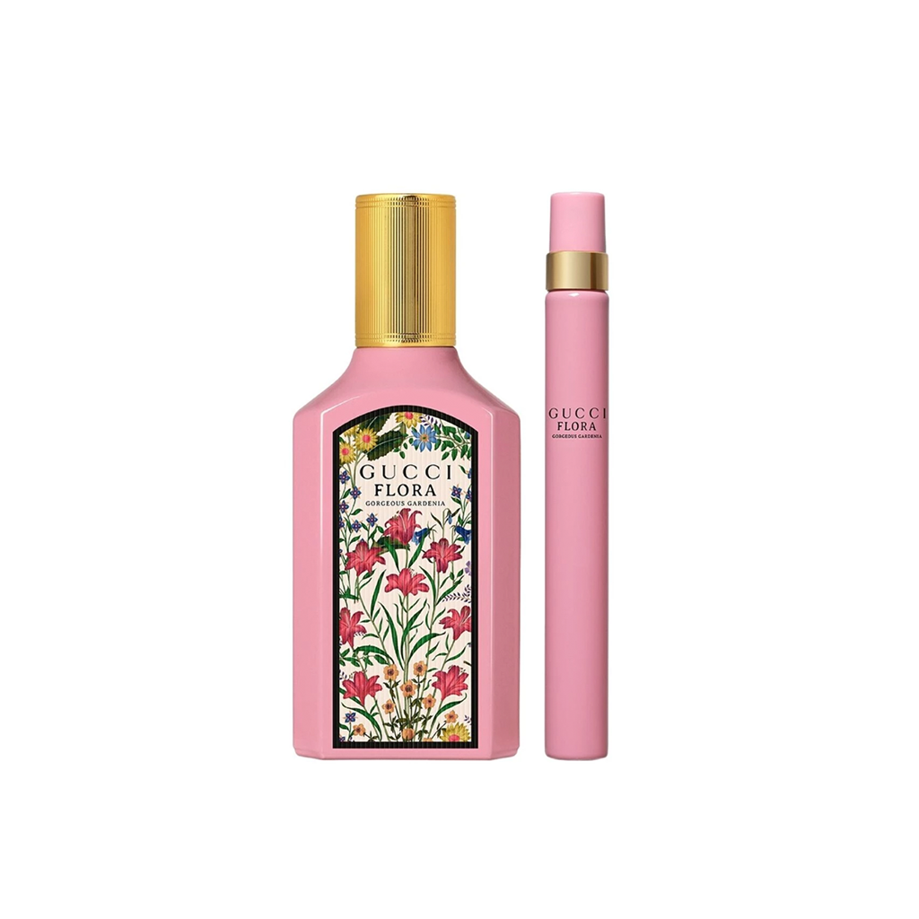 Gucci Women's Perfume Gucci Flora Gorgeous Gardenia Eau de Parfum Women's Perfume Gift Set (50ml) with 10ml EDT