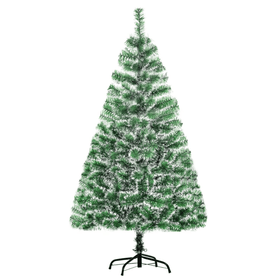 HOMCOM 5ft Christmas Decorations Artificial Green Christmas Tree