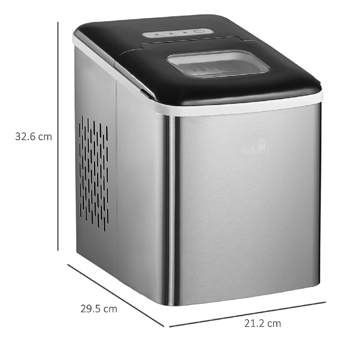 HOMCOM Home Accessories HOMCOM 1.8L Counter Top Ice Maker - 800-075V70