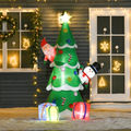 HOMCOM Seasonal HOMCOM 7ft LED Inflatable Christmas Tree 844-378V70