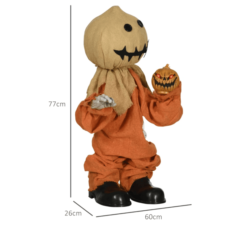 HOMCOM Seasonal HOMCOM Halloween Scarecrow - Sound Activated - 844-688V00OG