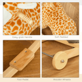 HOMCOM Toy HOMCOM 2 In 1 Kids Rocking Horse Giraffe - 330-136