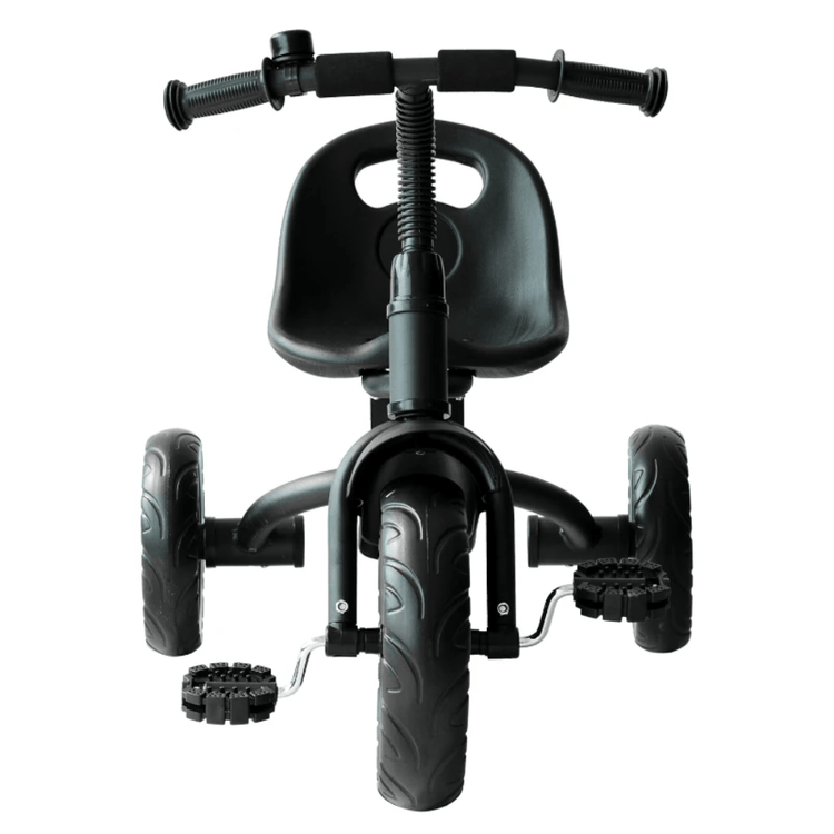 HOMCOM Toy HOMCOM Toddler Three Wheel Plastic Trikes Black 370-024BK