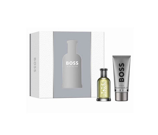 Hugo Boss Men's Aftershave Hugo Boss Bottled Eau de Toilette Men's Aftershave Gift Set Spray (50ml) with Shower Gel