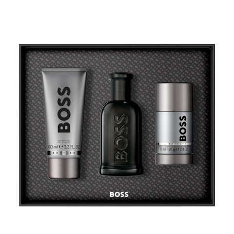 Hugo Boss Men's Aftershave Hugo Boss Bottled Men's Gift Set (100ml Parfum + 100ml Shower Gel + 70g Deodorant Stick)