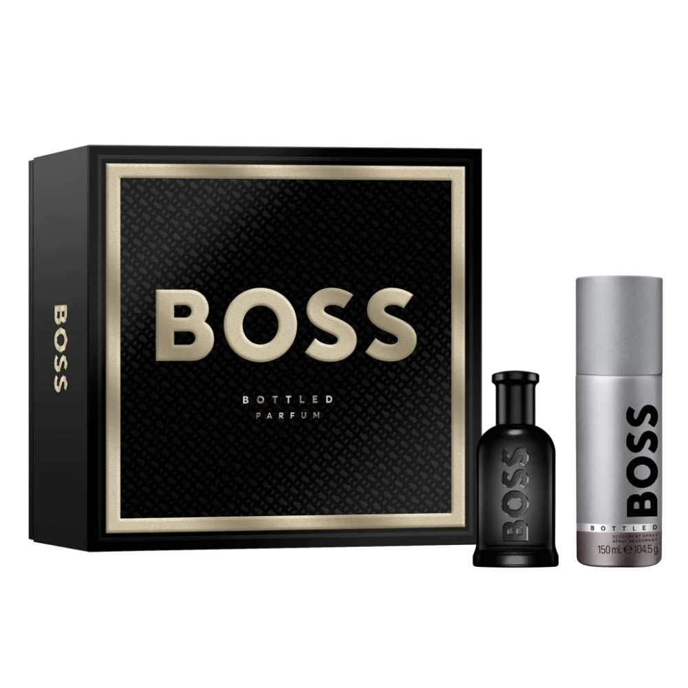 Hugo Boss Men's Aftershave Hugo Boss Bottled Men's Gift Set (50ml Parfum + 150ml Deodorant Spray)