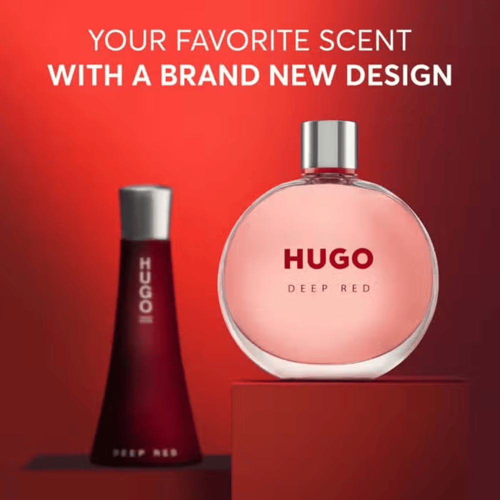 Hugo Boss Deep Red Eau de Parfum Women's Perfume Spray (30ml, 50ml