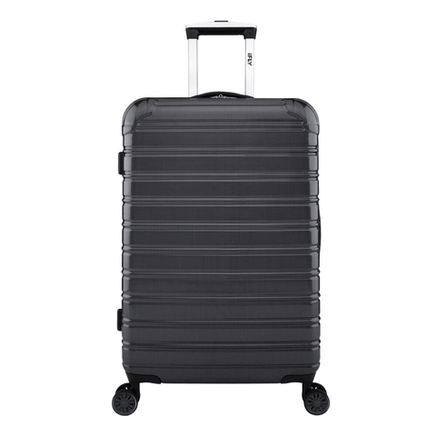 iFLY Suitcase iFLY Fibertech 3pcs Premium Hard Shell Travel Suitcase Set (Jet Black)