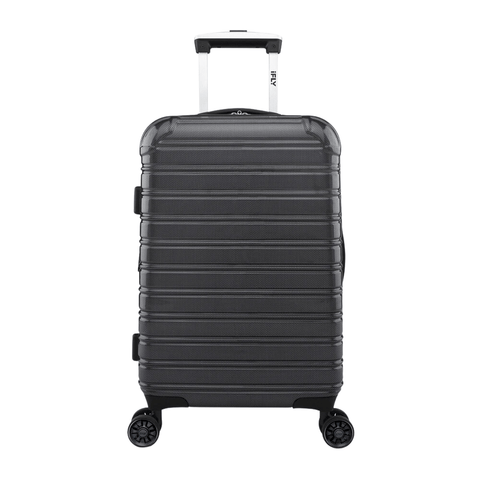 iFLY Suitcase iFLY Fibertech Premium Hard Shell Travel Suitcase Cabin Bag (Jet Black)