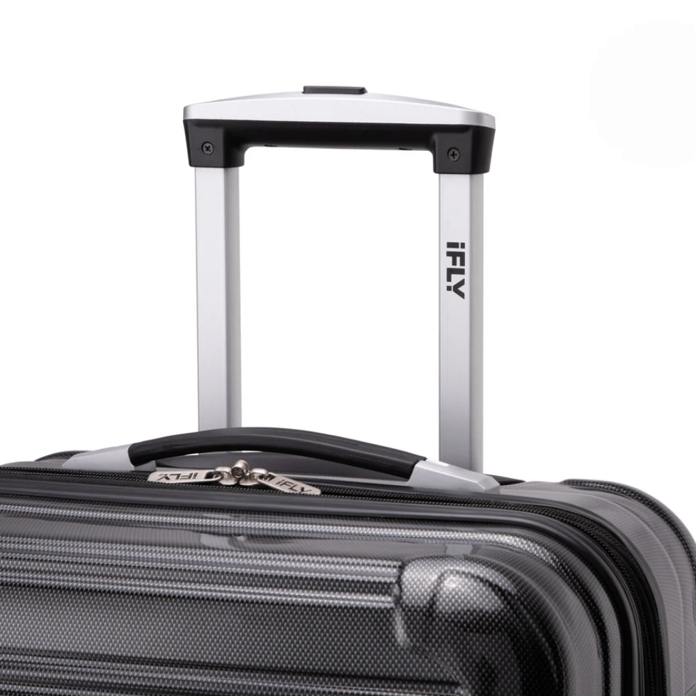 iFLY Suitcase iFLY Fibertech Premium Hard Shell Travel Suitcase Cabin Bag (Jet Black)