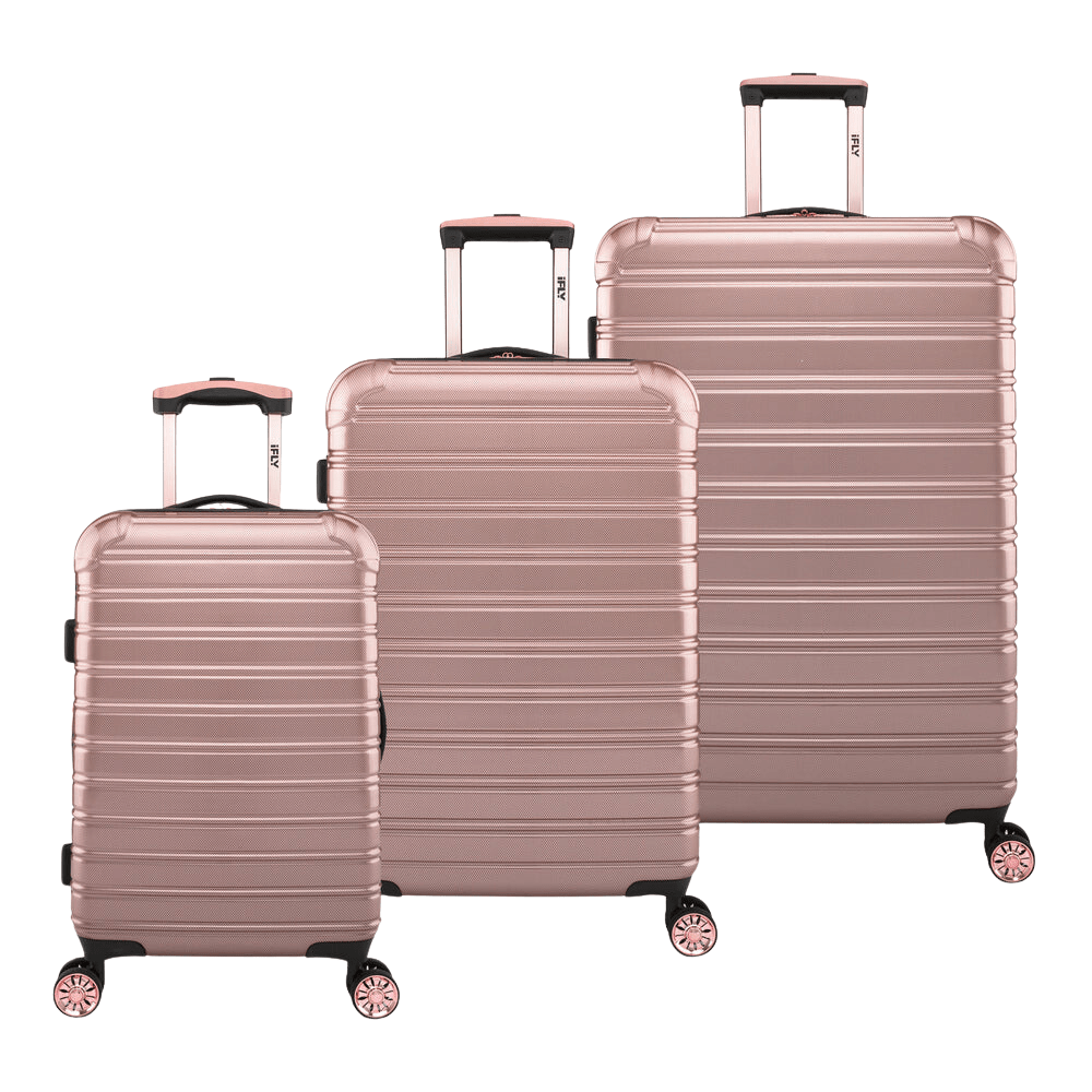 iFLY Suitcase iFLY Fibertech Premium Hard Shell Travel Suitcase Large (Rose Gold)