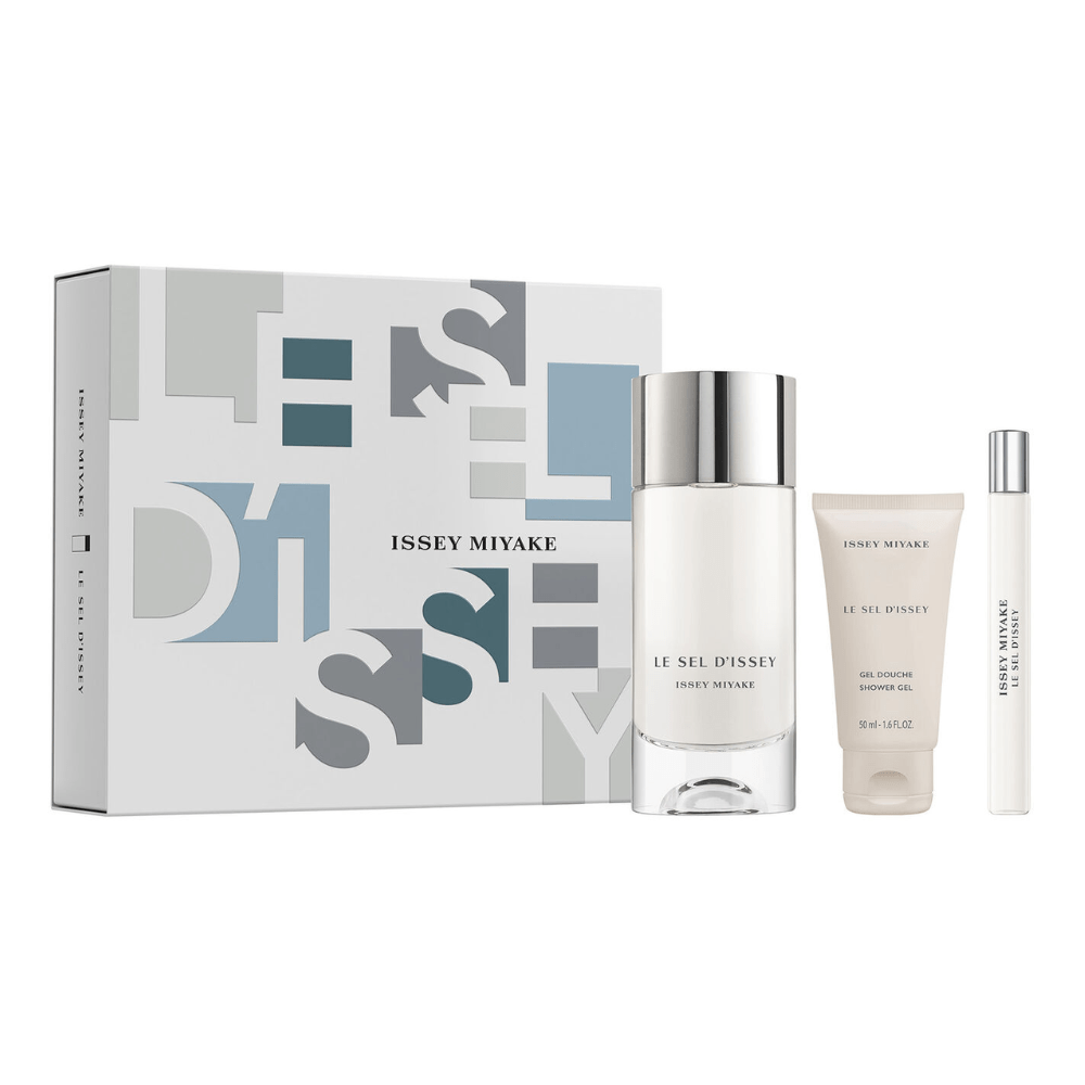 Issey Miyake Men's Aftershave Issey Miyake Le Sel D'Issey Eau de Toilette Men's Aftershave Gift Set (100ml + 50ml Shower Gel + 10ml)