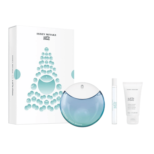 Issey Miyake Women's Perfume Issey Miyake A Drop D'Issey Women's Perfume Gift Set (90ml EDP Fraiche + 50ml Hand Lotion + 10ml EDP Fraiche)