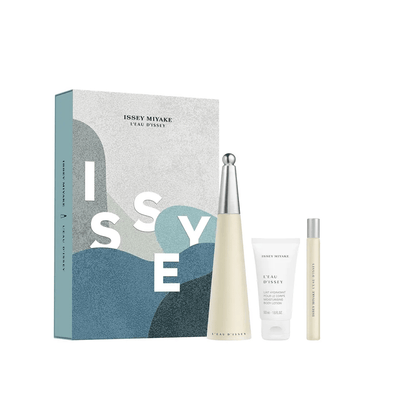 Issey Miyake Women's Perfume Issey Miyake L'Eau d'Issey Pour Femme Eau de Toilette Women's Gift Set Spray (100ml) with Body Lotion & 10ml EDT
