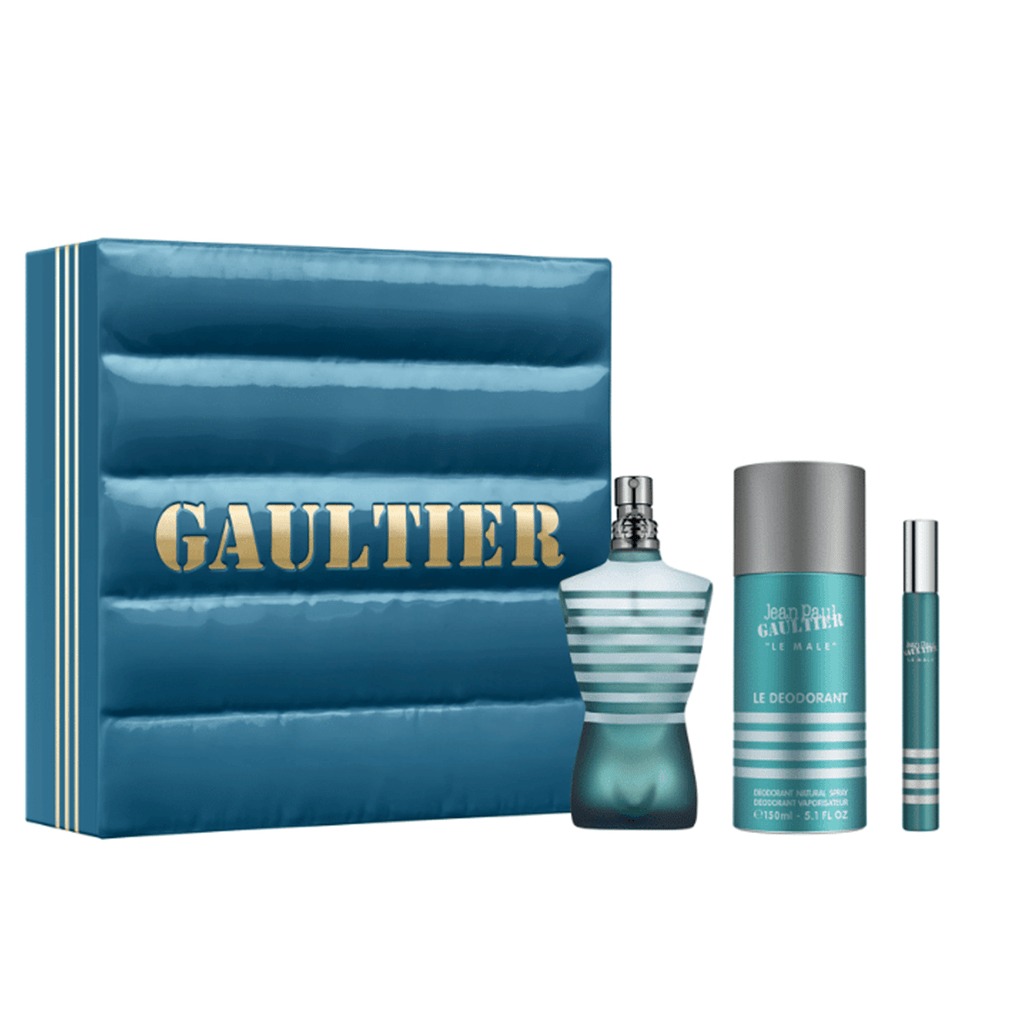 Jean Paul Gaultier Men's Aftershave Jean Paul Gaultier Le Male Eau de Toilette Men's Gift Set Spray (75ml) with Deodorant & 10ml