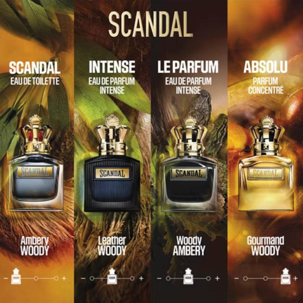 Jean Paul Gaultier Men's Aftershave Jean Paul Gaultier Scandal Pour Homme Intense Eau de Parfum Women's Perfume Spray (100ml)